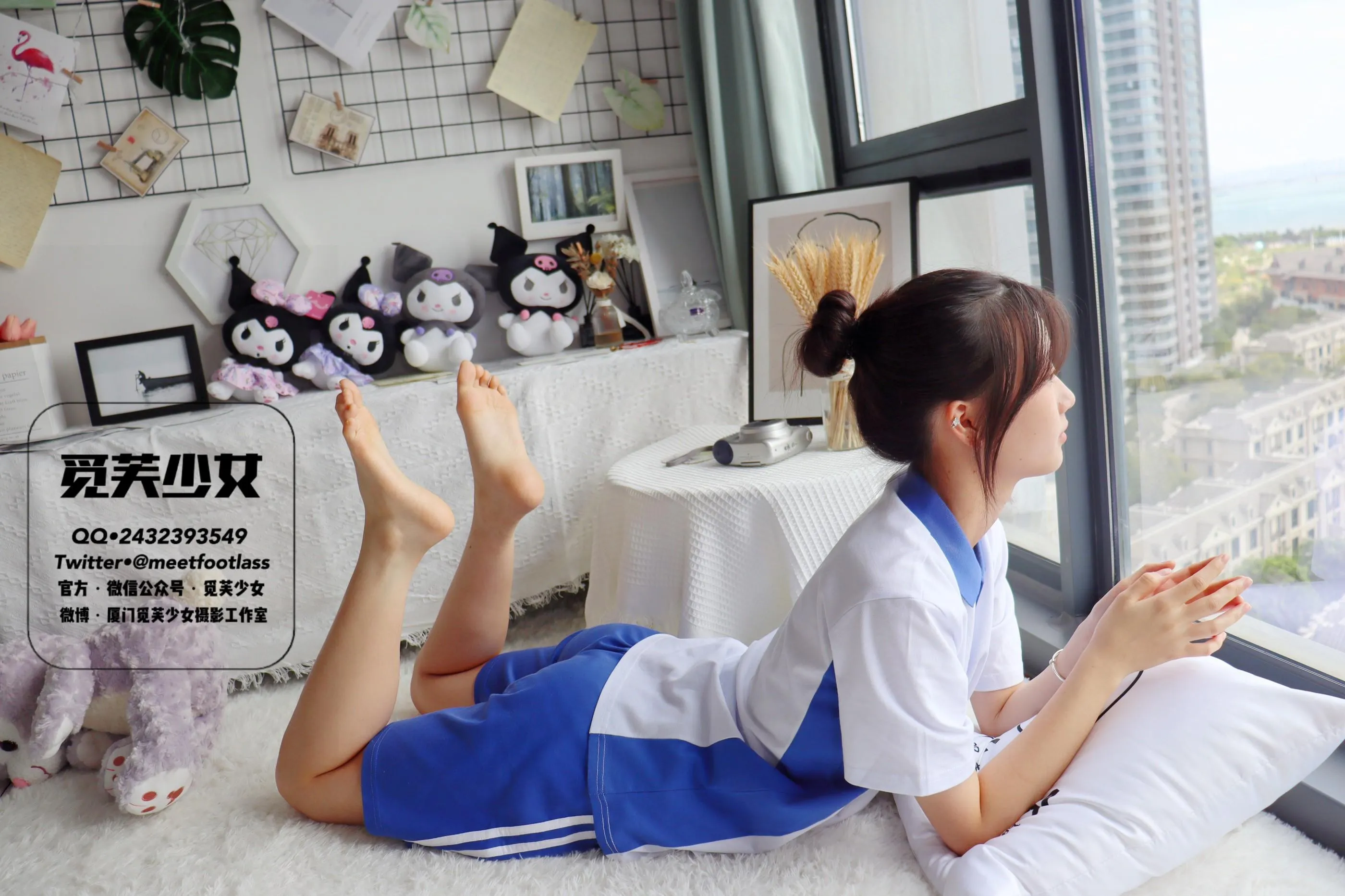 [觅芙少女]NO.002 怀念17岁的校服与蝉鸣交织的夏天 [106P]插图